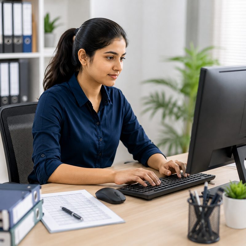 Data Entry Operator with DTP